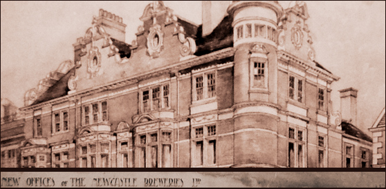 Drawing of Bruce Building ca. 1901